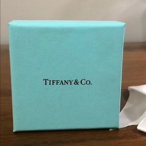 Tiffany & Co jewelry box with pouch and ribbon